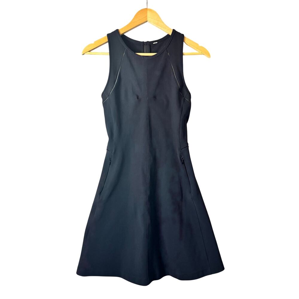 Lululemon Women's Go Til Dawn Dress Black Size 4 Tennis Athletic Workout Gym